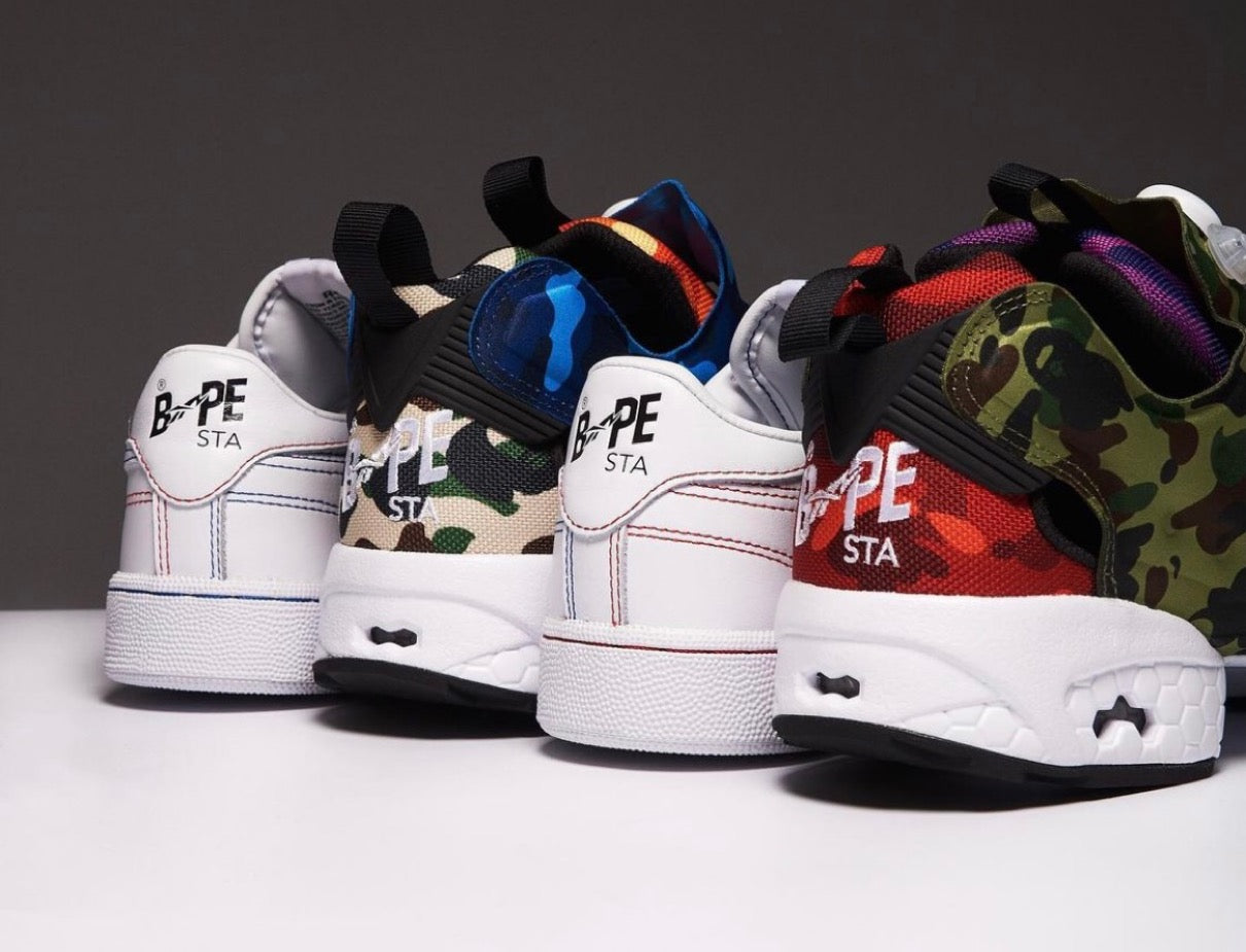 Reebok e Bape Retomam os Trabalhos