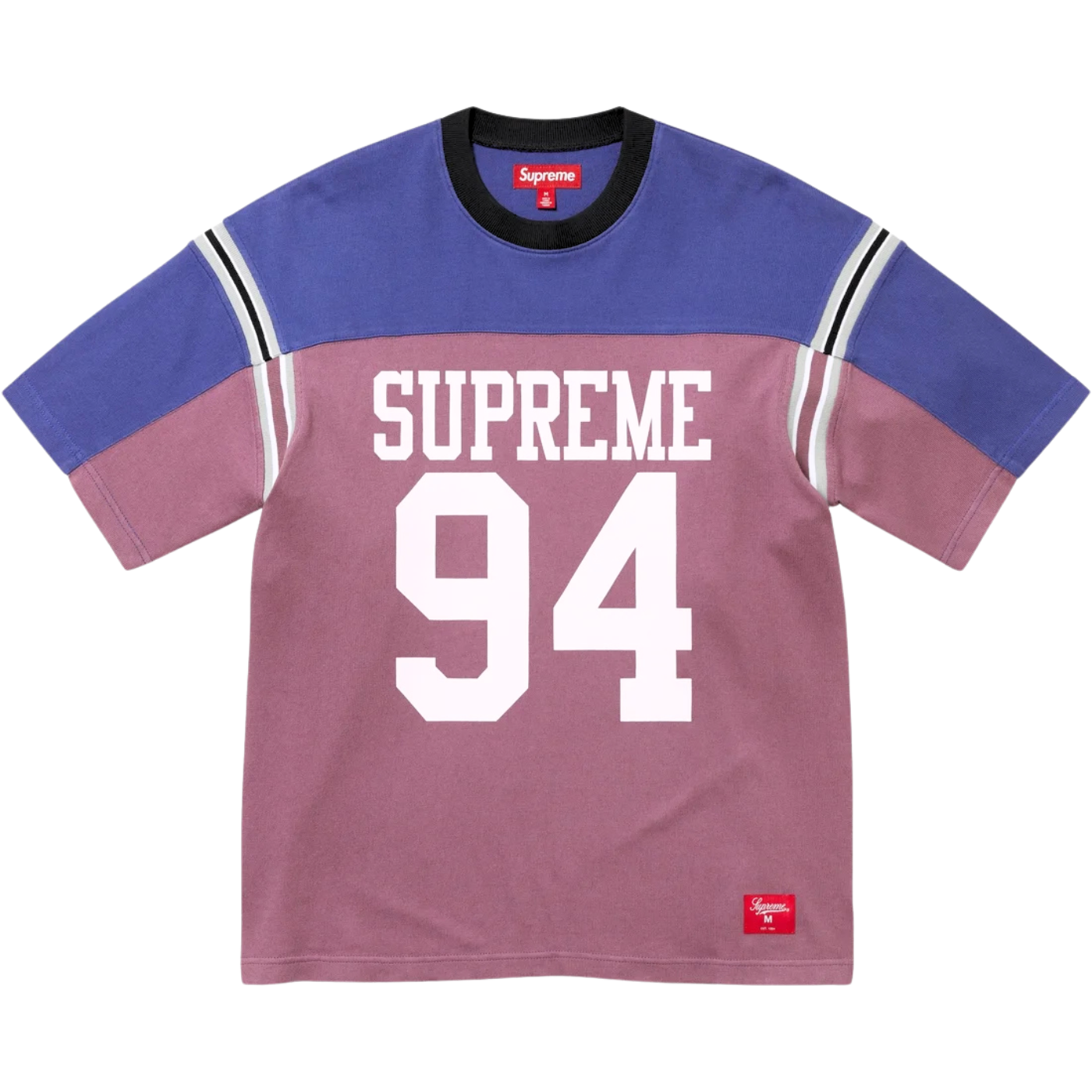 Camiseta Supreme Split Football Jersey Roxo