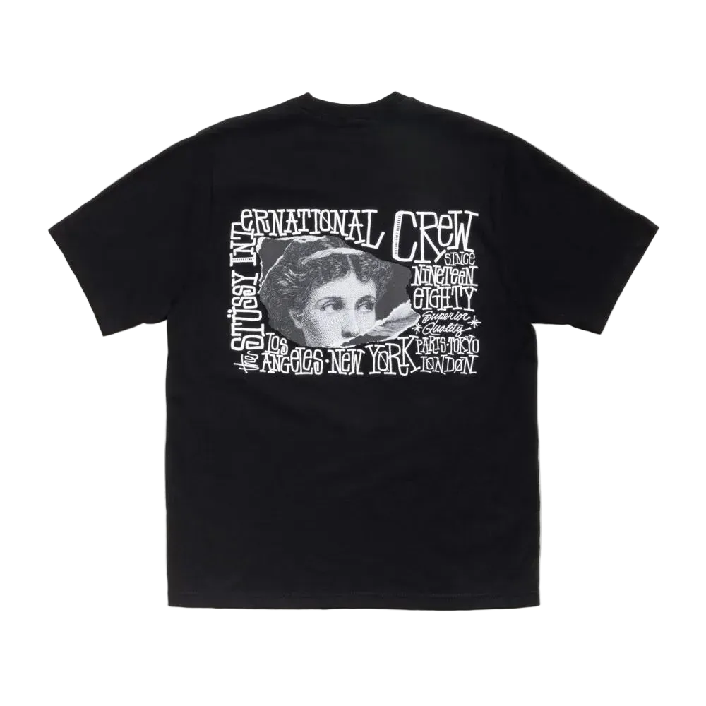 Camiseta Stussy Victoria Preta