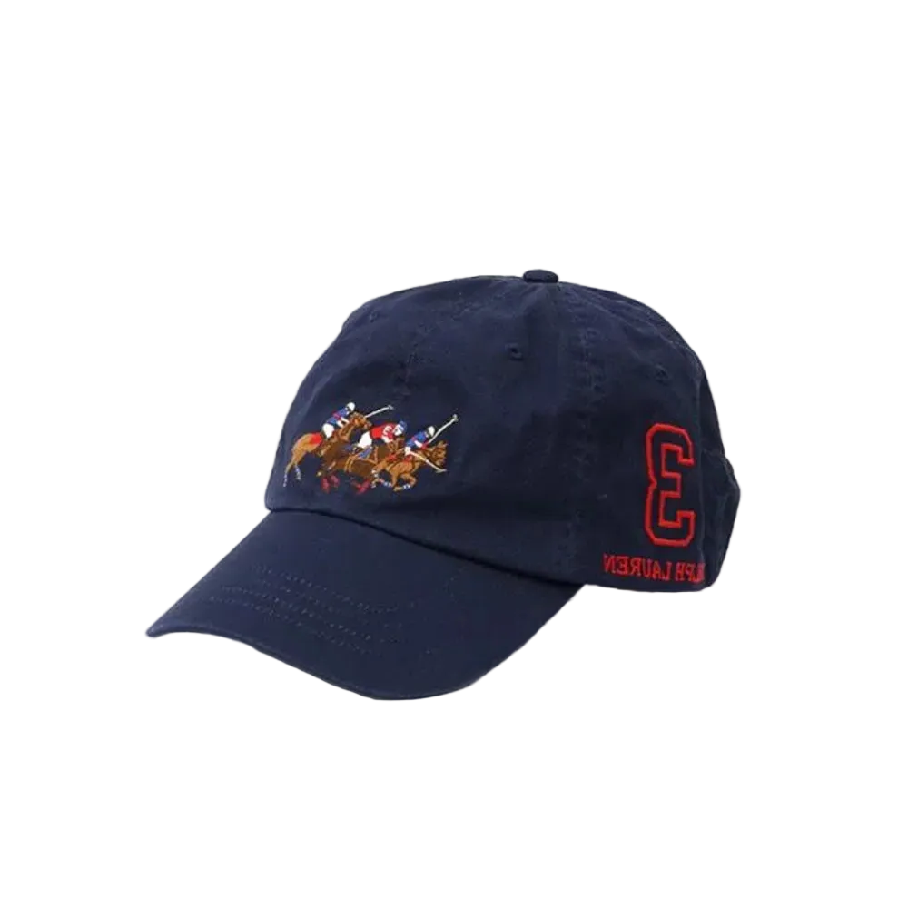 Boné Polo Ralph Lauren Triple-Pony Navy