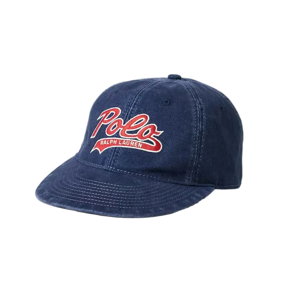 Boné Polo Ralph Lauren Logo Washed Twill Ball Blue