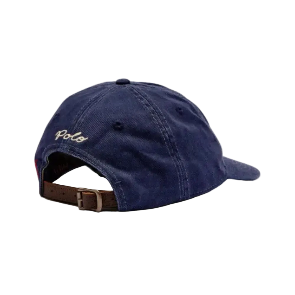Boné Polo Ralph Lauren Logo Washed Twill Ball Blue