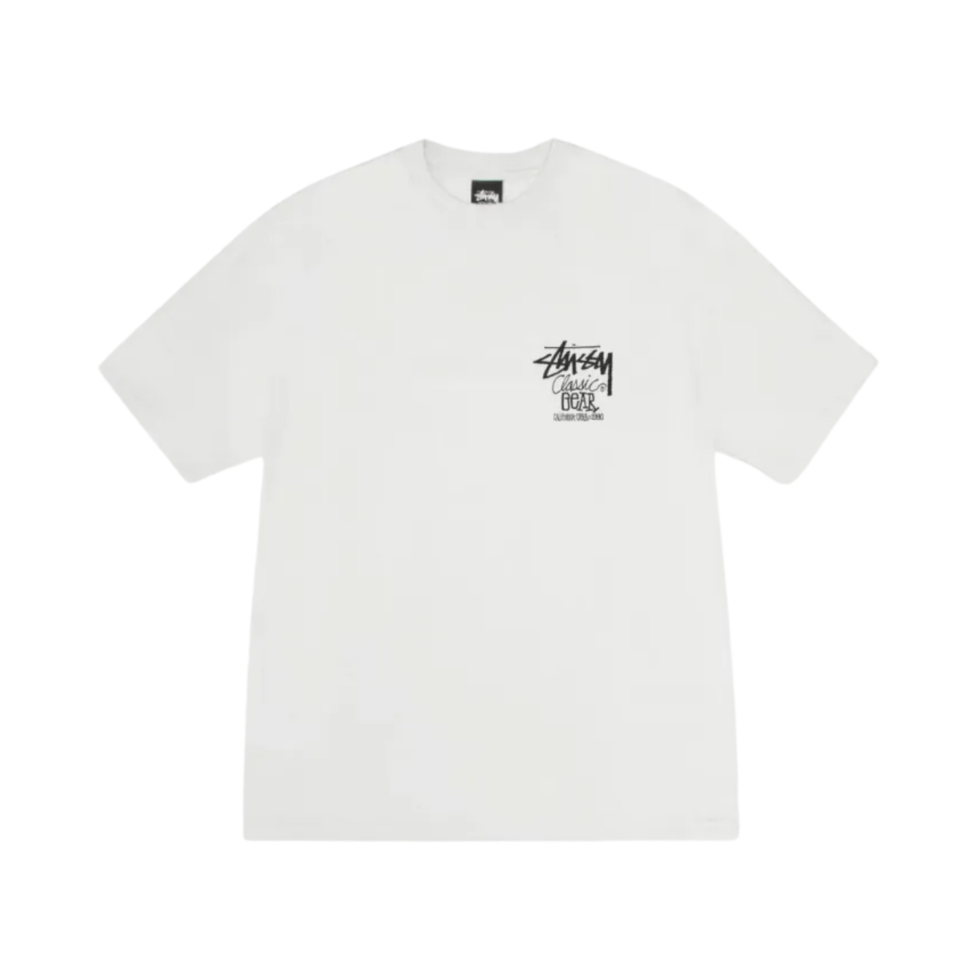 Camiseta Stussy Classic Gear Branca