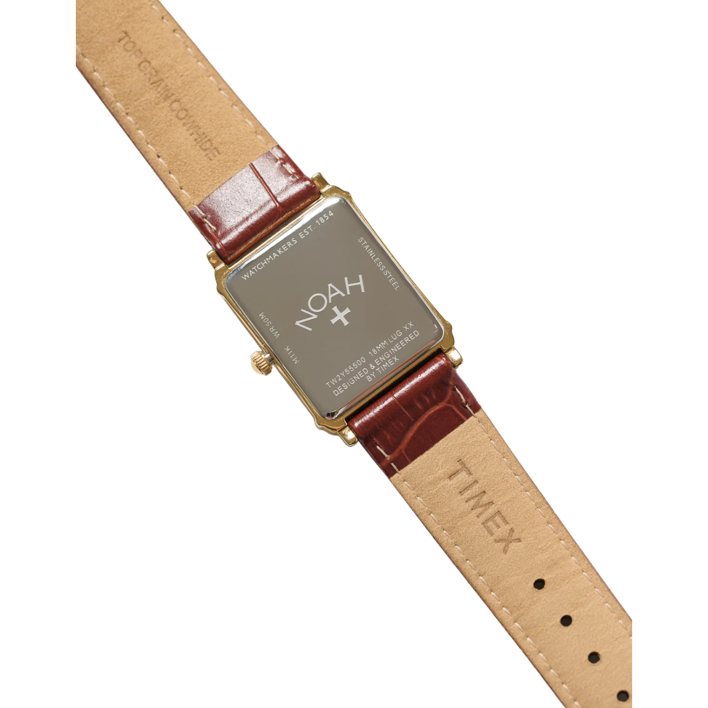 Relógio Noah x Timex Moon Phase Brown Gold