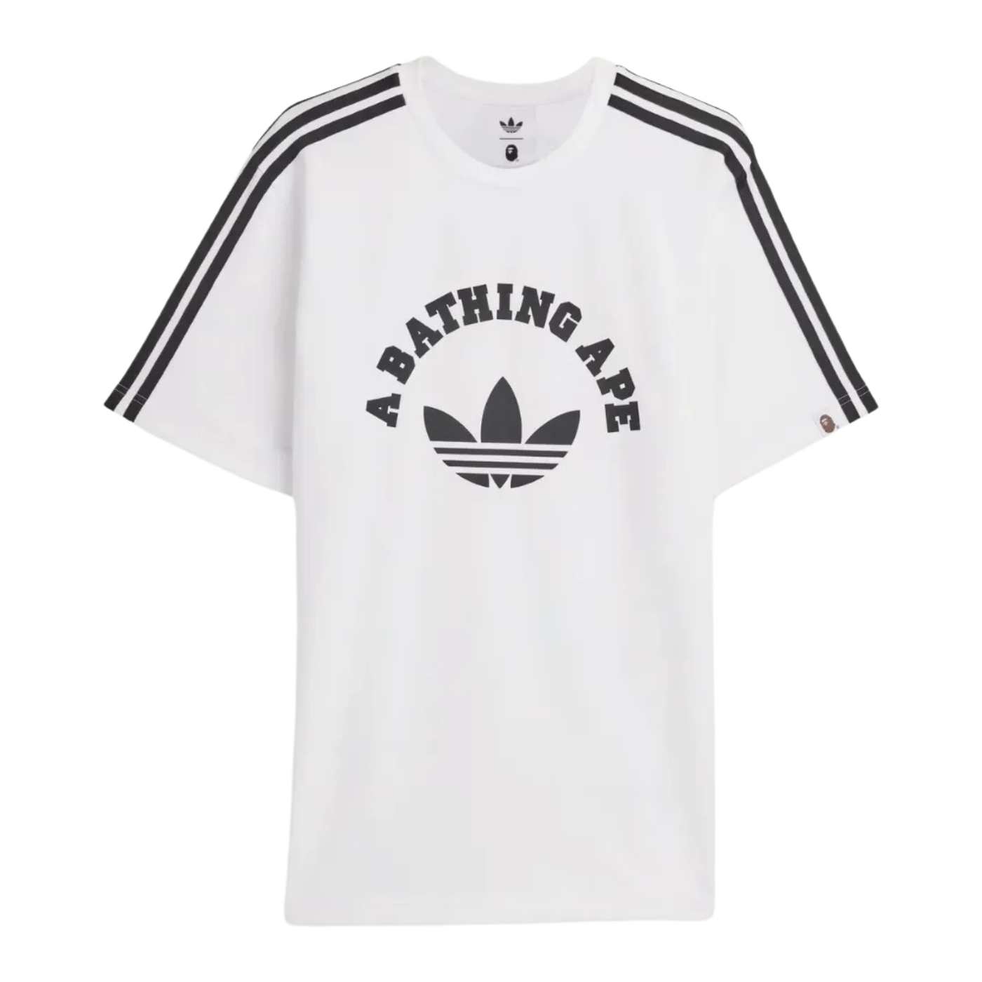 Camiseta BAPE x Adidas Branca