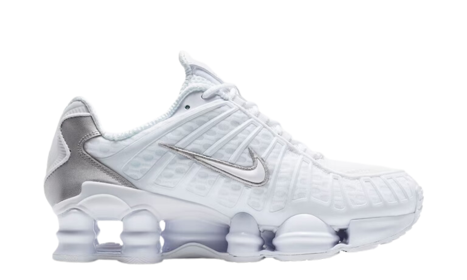 Nike Shox TL White Metallic Silver