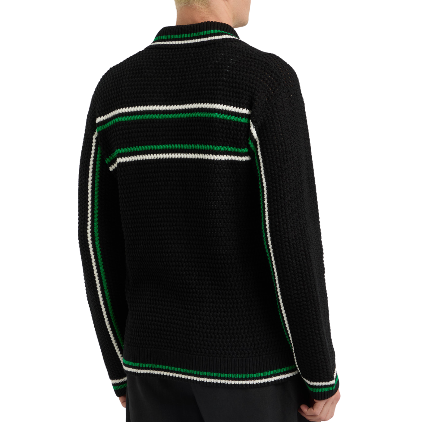 Crewneck Crochê Casablanca Preto