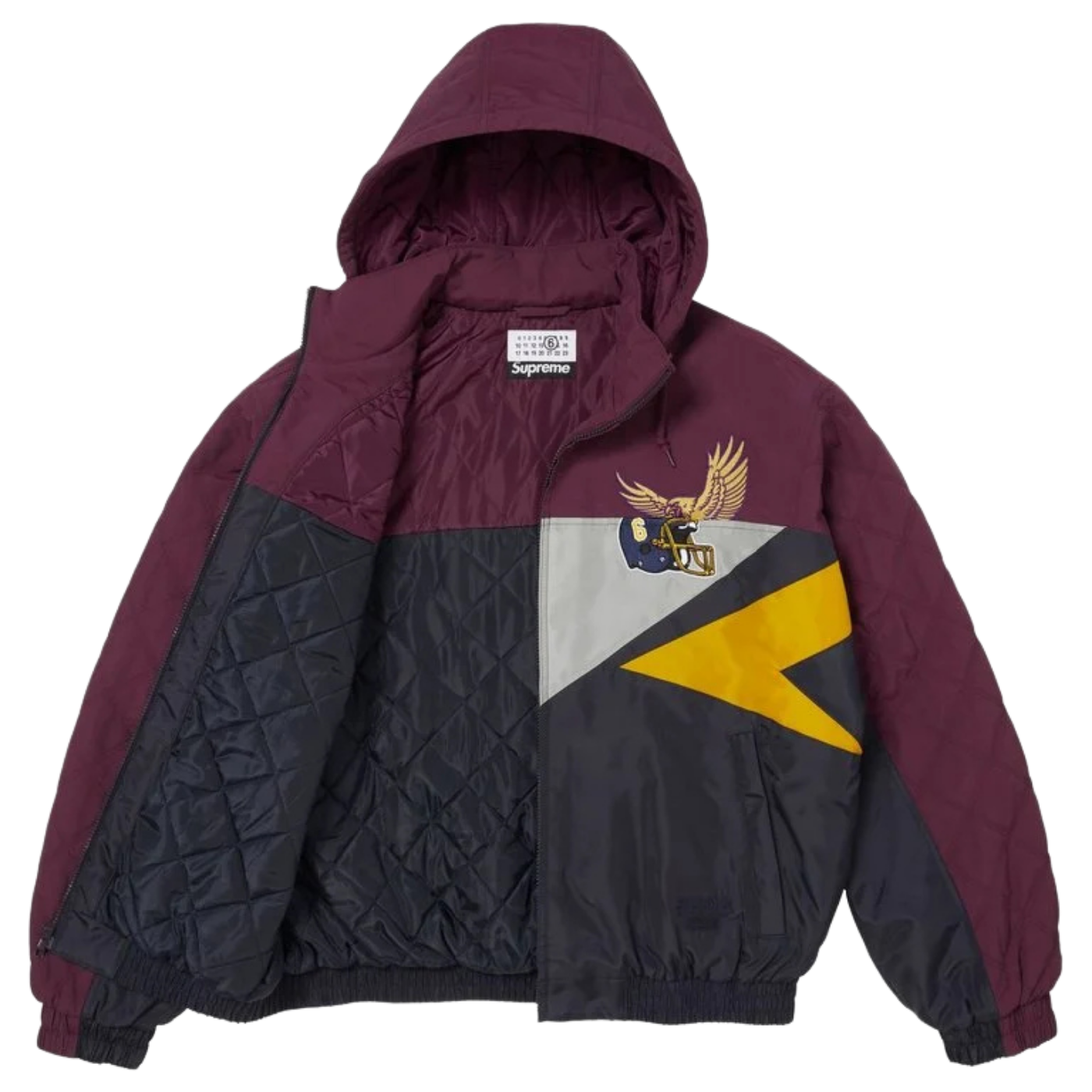 Jaqueta Supreme x MM6 Maison Margiela Split Stadium Navy