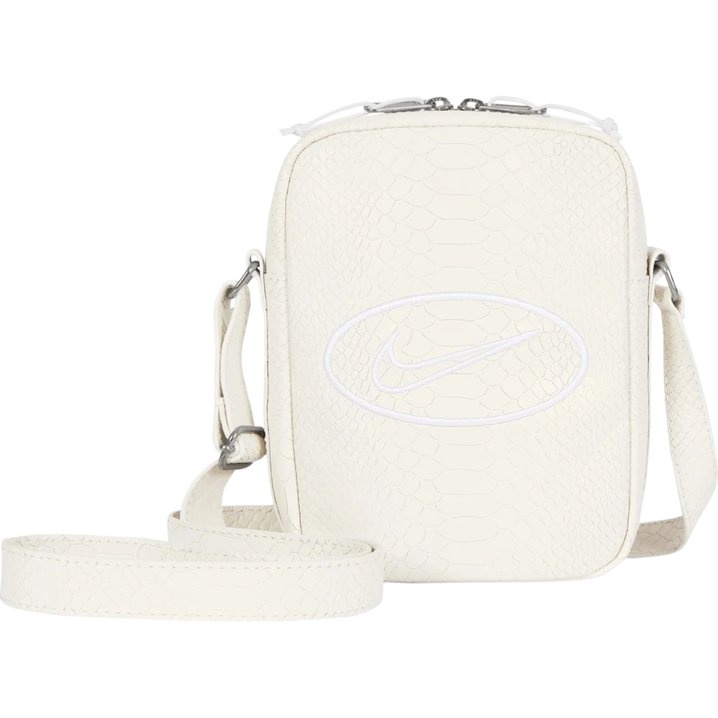 Shoulder Bag Leather Nike x Supreme Branca