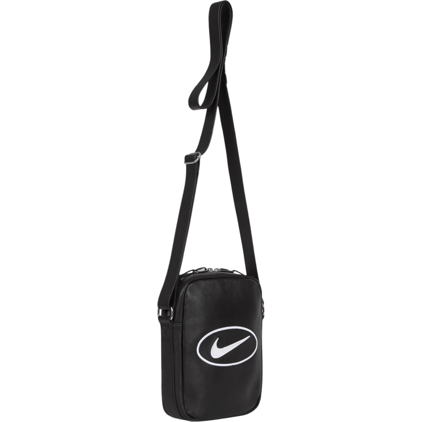 Shoulder Bag Leather Nike x Supreme Preta