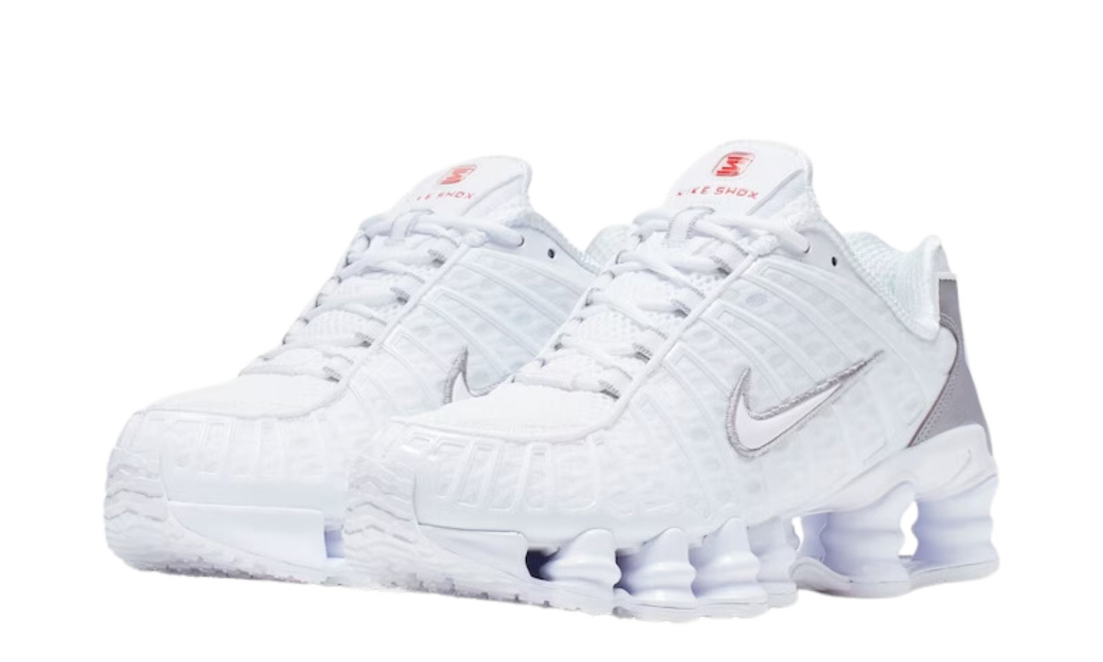 Nike Shox TL White Metallic Silver