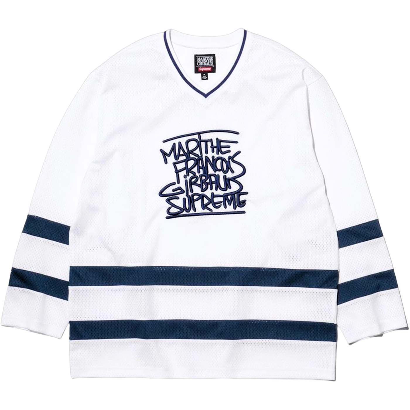 Jersey Hockey Supreme x Marithé + François Girbaud Branca
