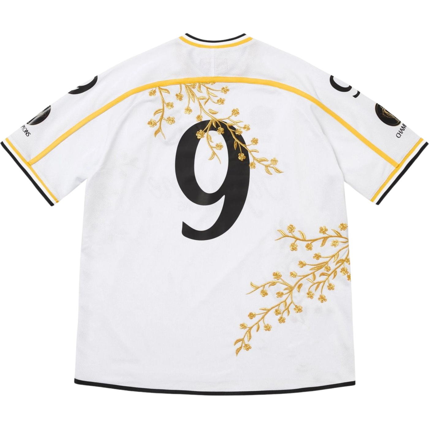 Supreme Jersey Football Flowers Branca