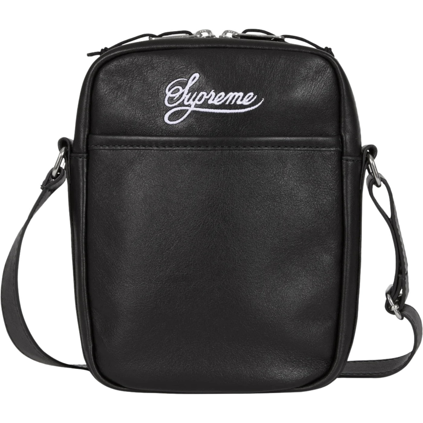 Shoulder Bag Leather Nike x Supreme Preta
