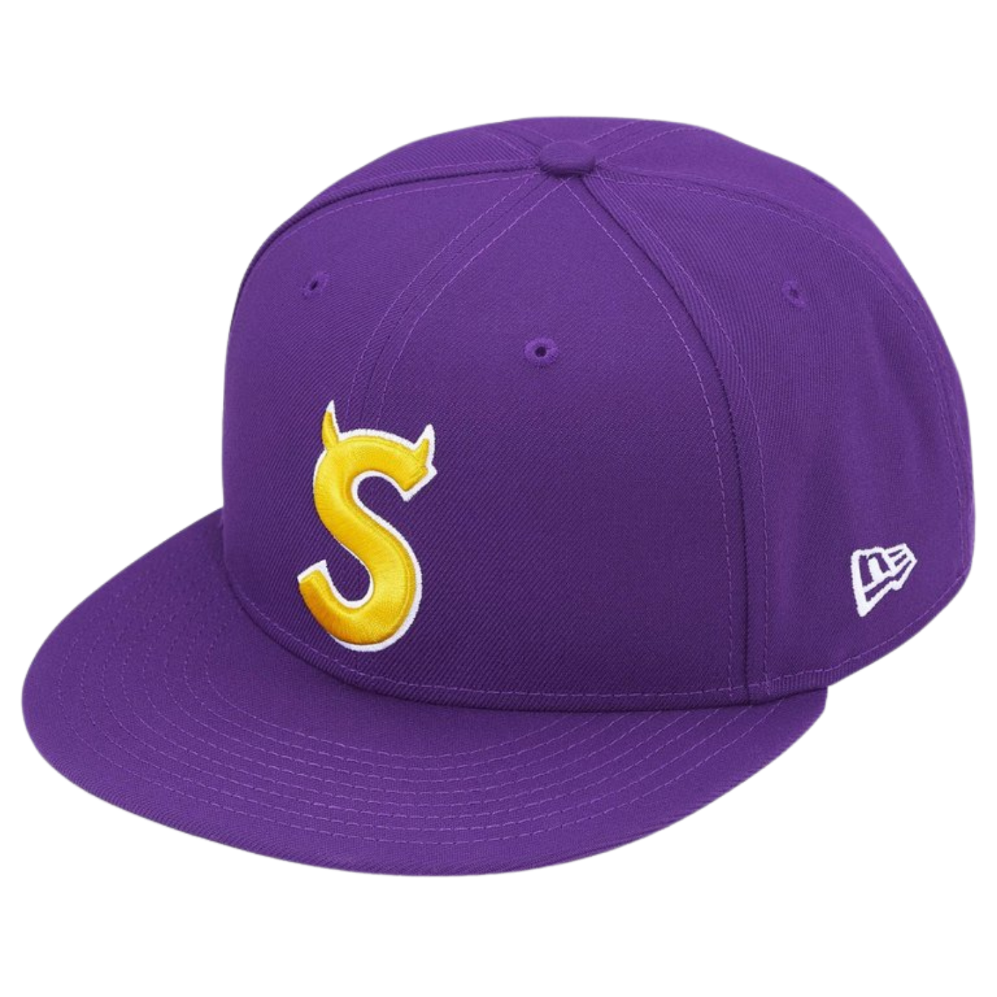 Boné Supreme Devil S Logo New Era Roxo