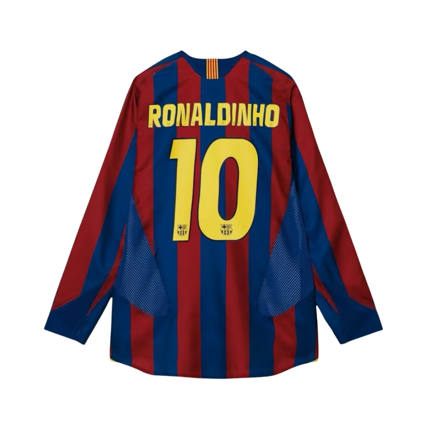 Camisa Nike FC Barcelona Re-Issue 2005/06 Ronaldinho #10 Home Jersey