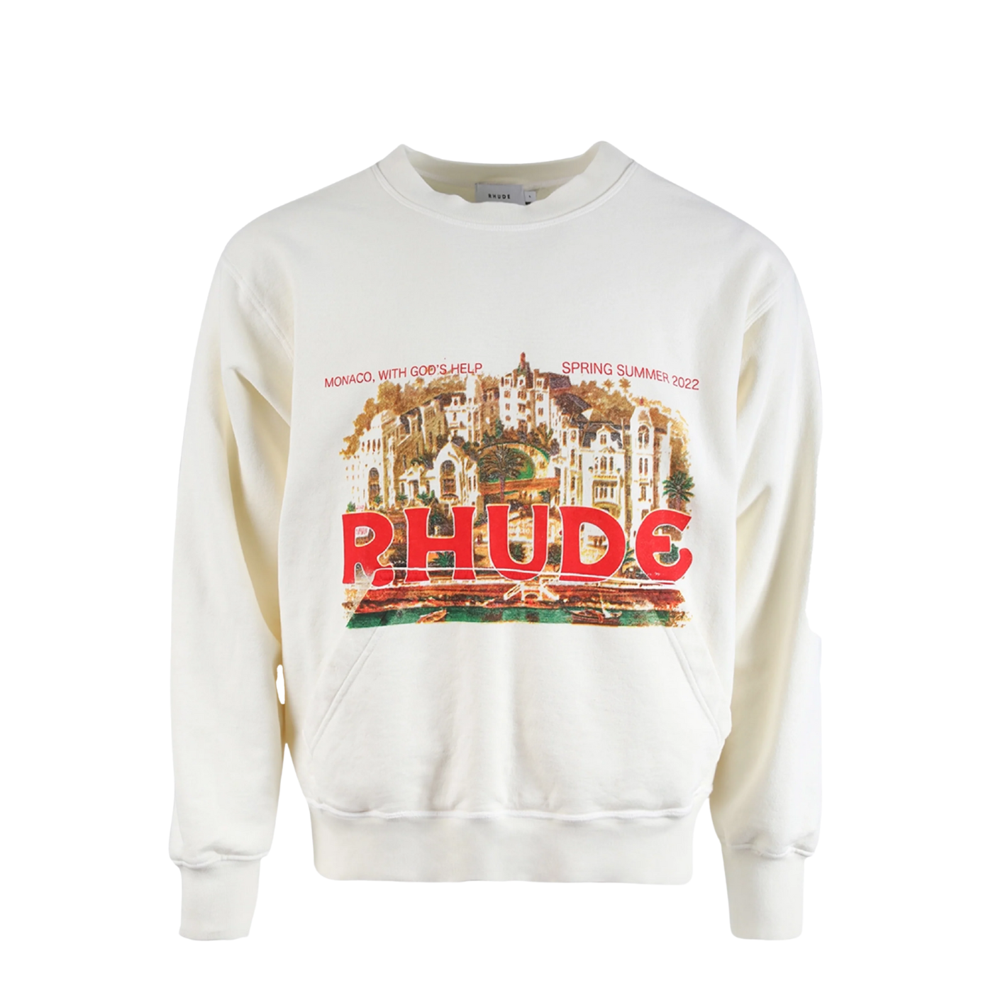 Crewneck Rhude Monaco With God's Help