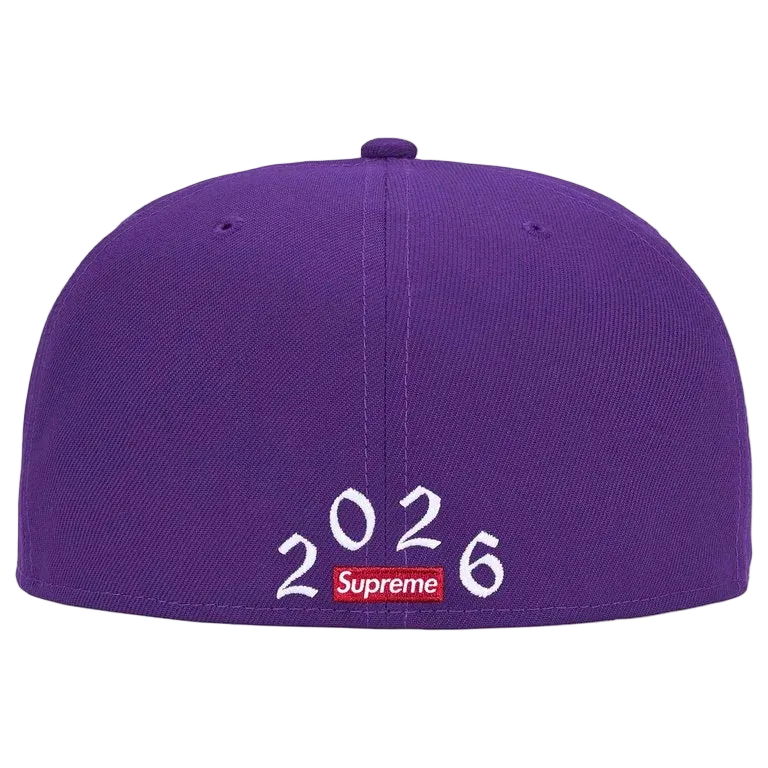Boné Supreme Devil S Logo New Era Roxo