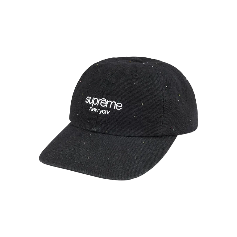 Boné Supreme Sequin Denim Classic Preto