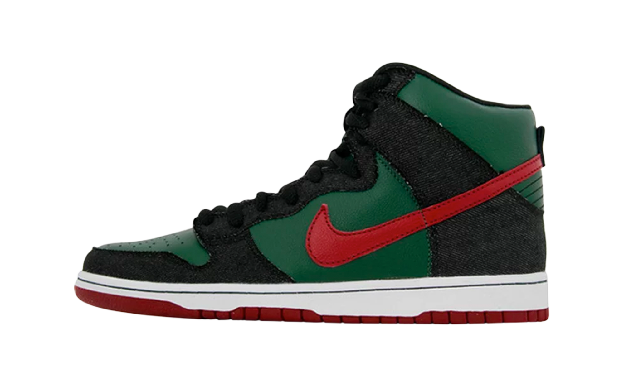 Nike sb dunk cheap high red and black