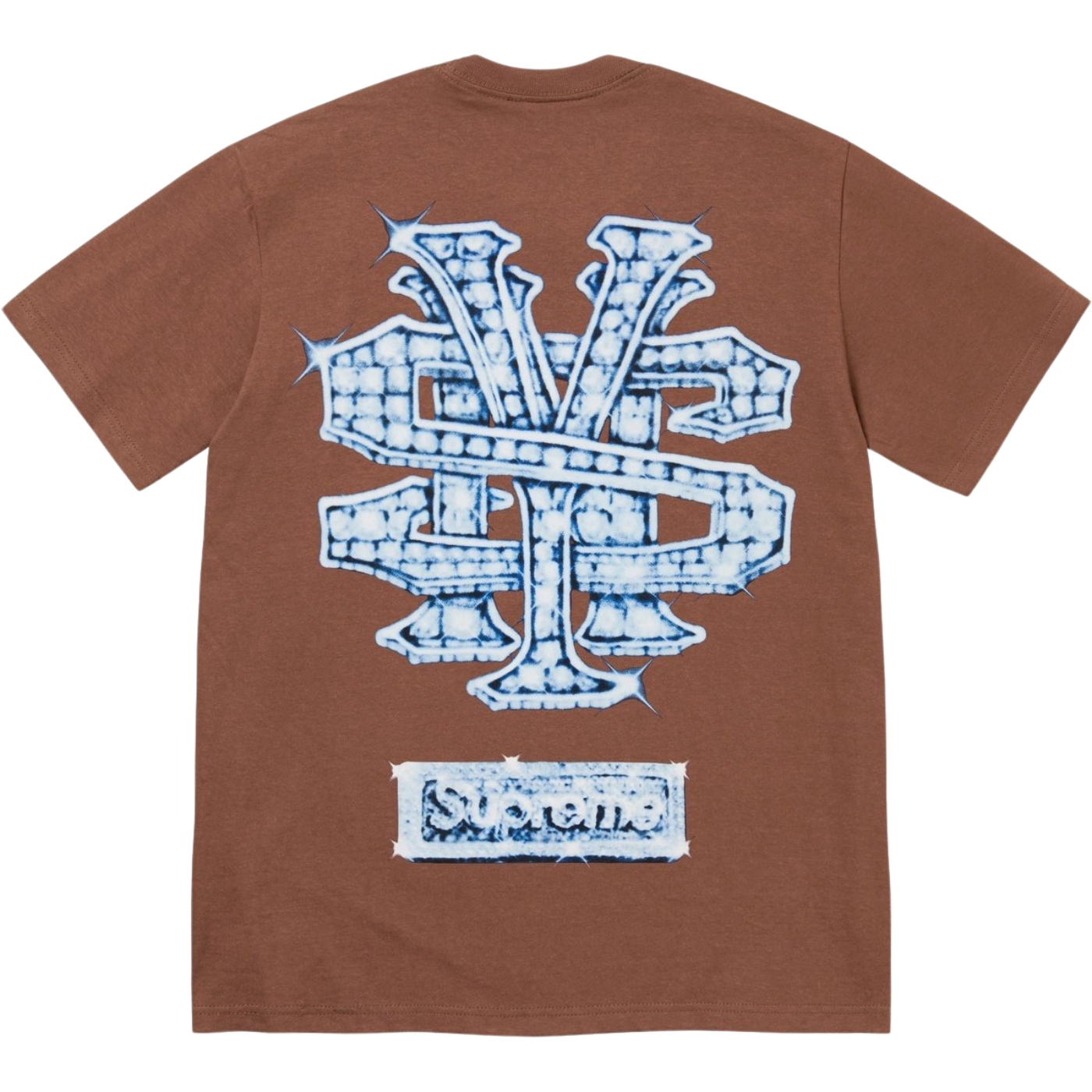 Camiseta Supreme Snowman Marrom