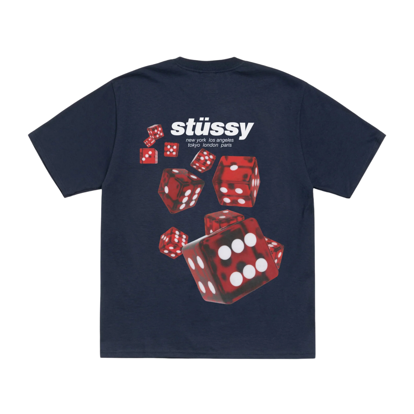 Camiseta Stussy Rollers Azul