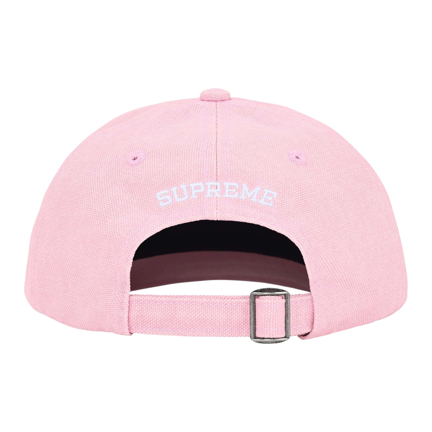 Boné Supreme S Logo Coated Canvas Rosa