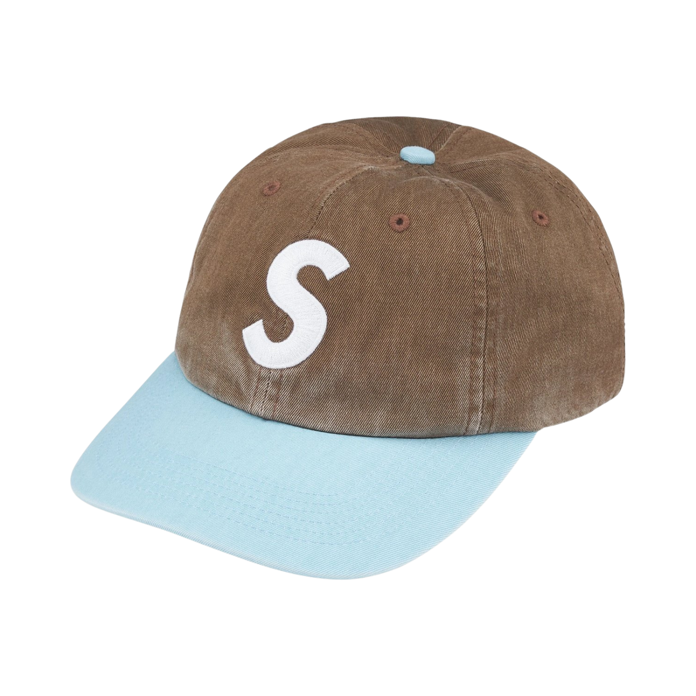 Boné Supreme Pigment S Logo Marrom