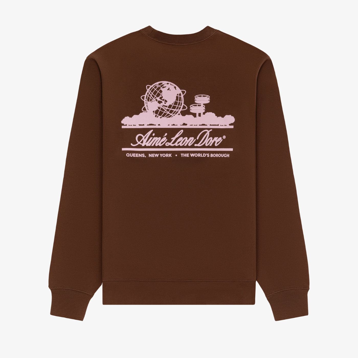 Crewneck Aimé Leon Dore Unisphere Marrom