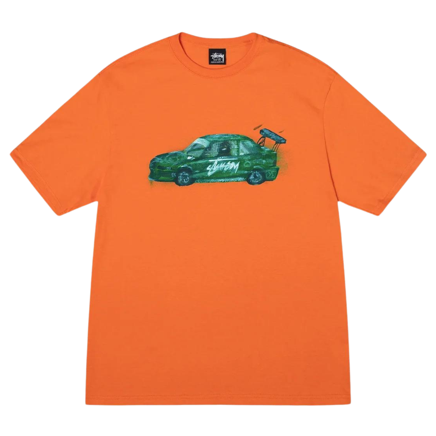 Camiseta Stussy Race Car Orange