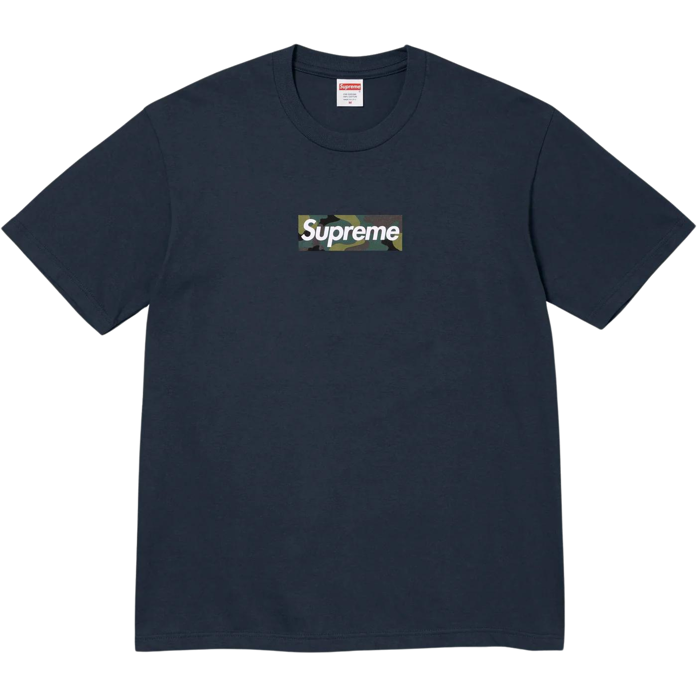 Camiseta Supreme Box Logo Navy