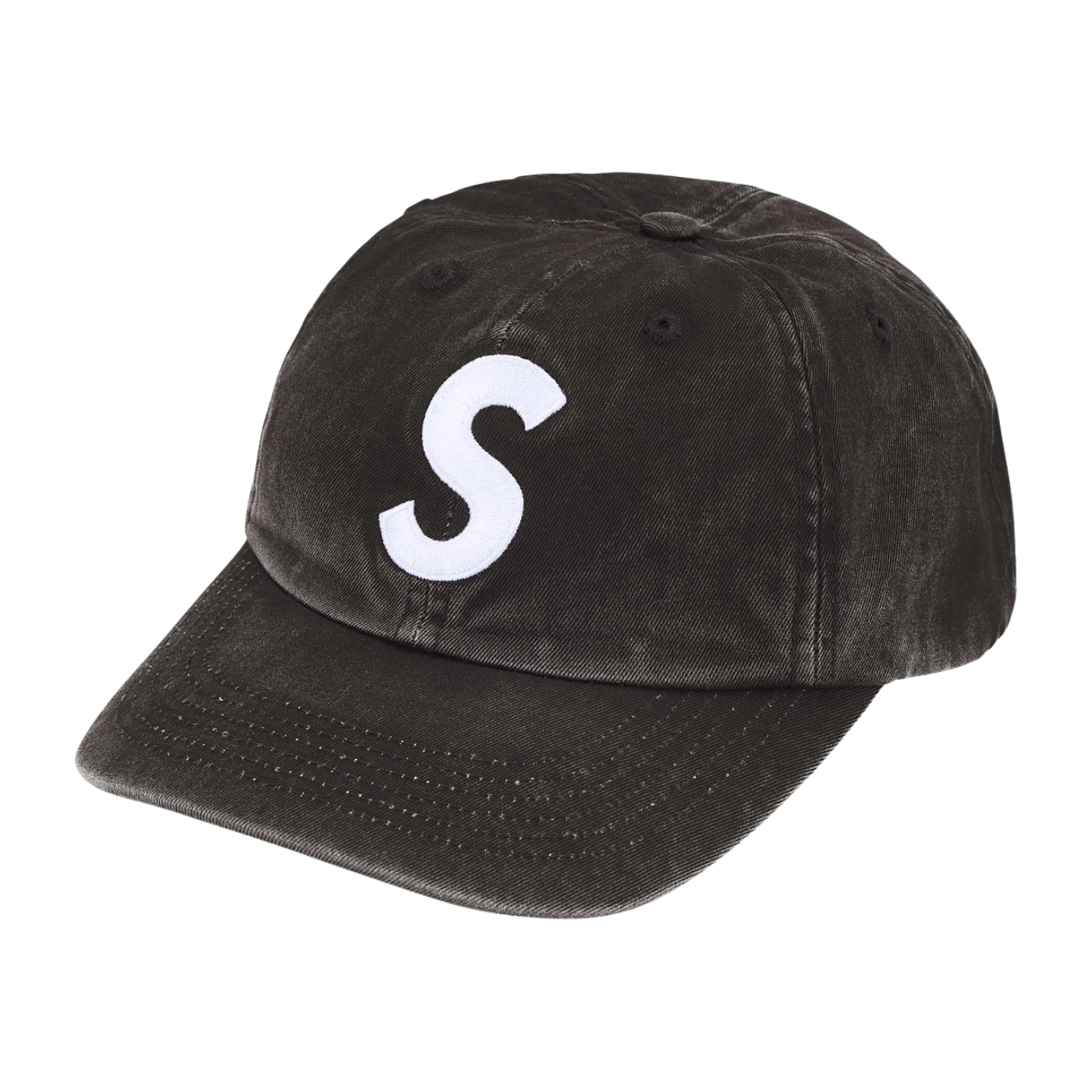 Boné Supreme S Logo Coated Preto