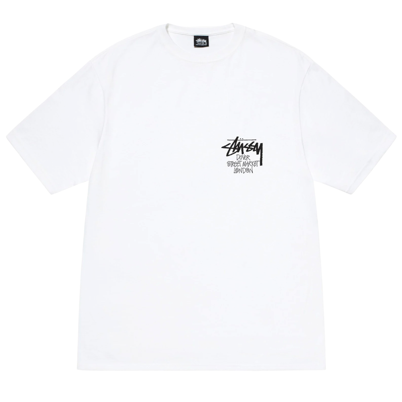 Camiseta Stussy Dover Londres Branca