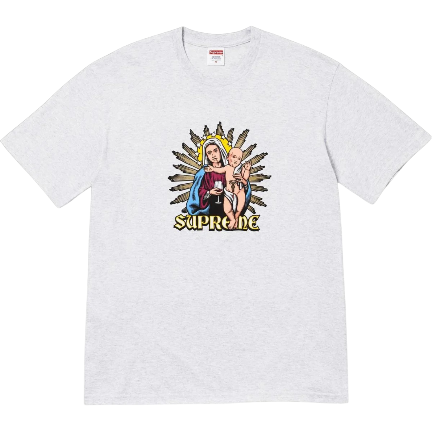 Camiseta Supreme Blood Ash Grey