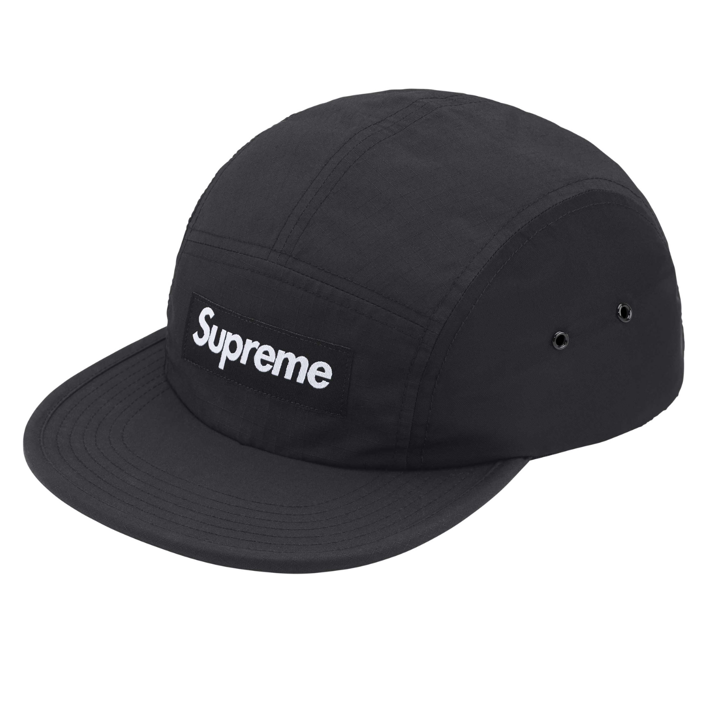 Boné Supreme Waxed Ripstop Black