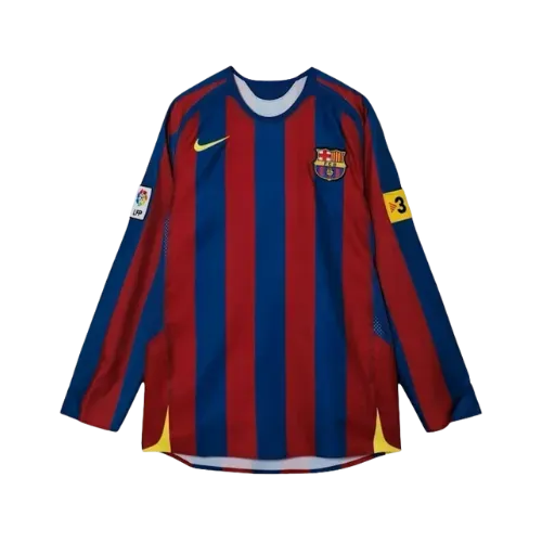 Camisa Nike FC Barcelona Re-Issue 2005/06 Ronaldinho #10 Home Jersey