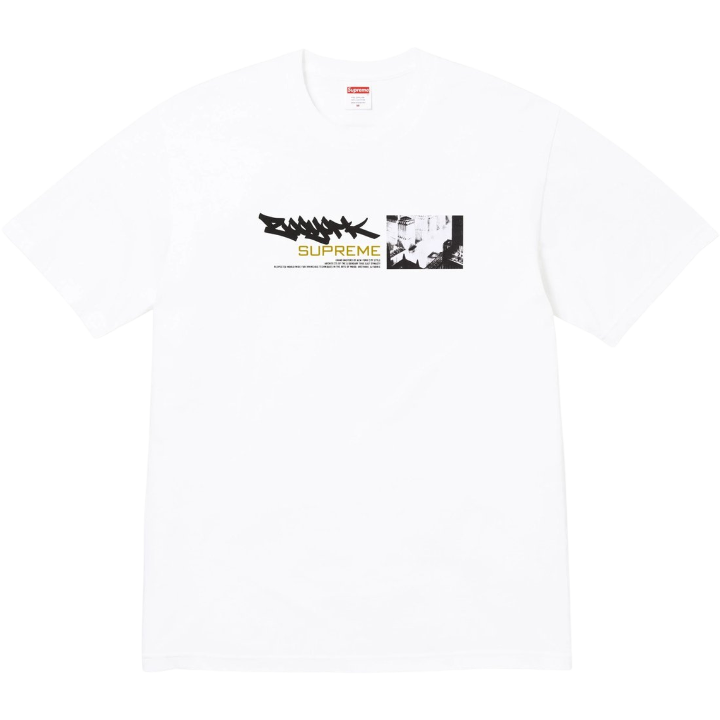 Camiseta Supreme x Zoo York Dynast Branca