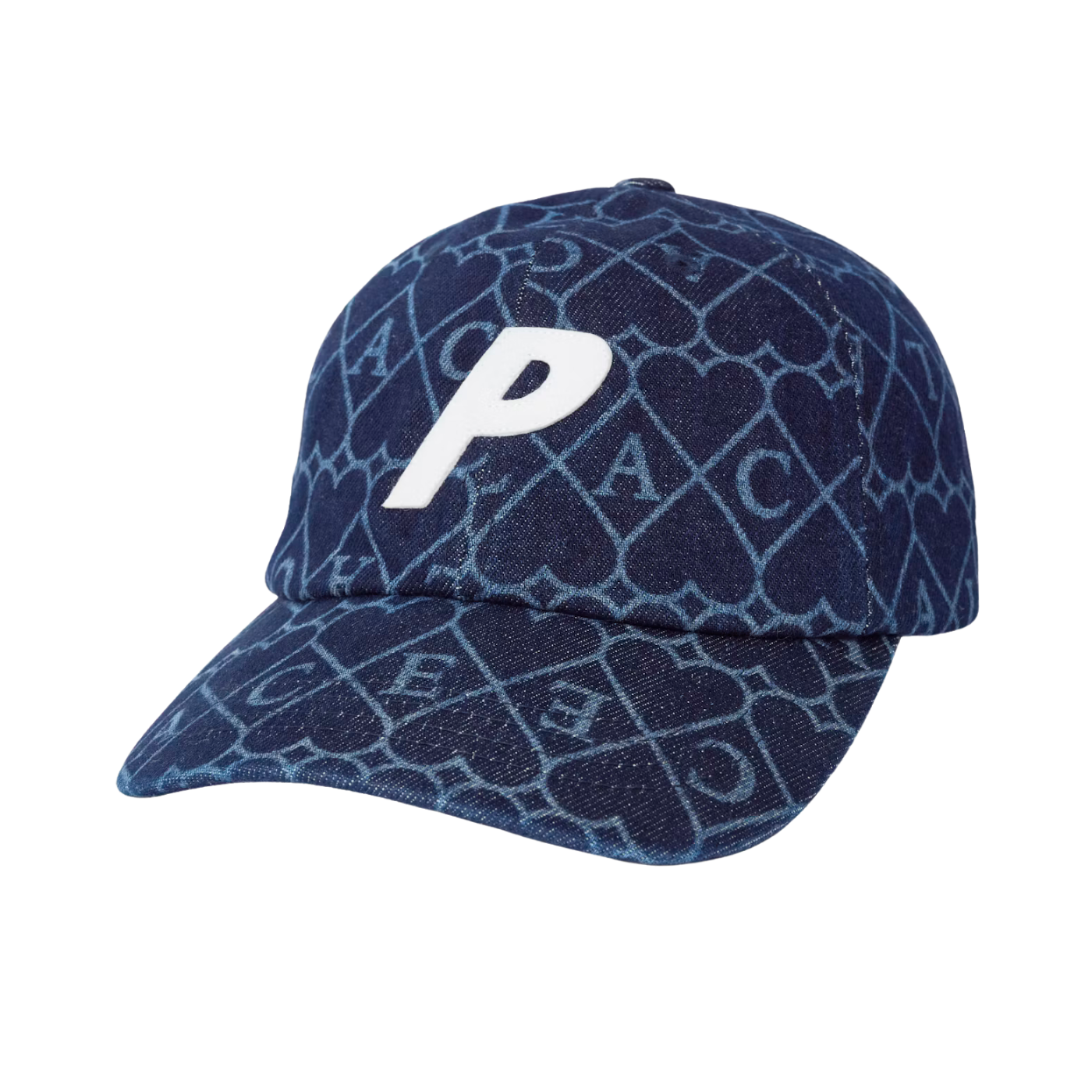 Boné Palace Denim P 6-Panel Heart Azul