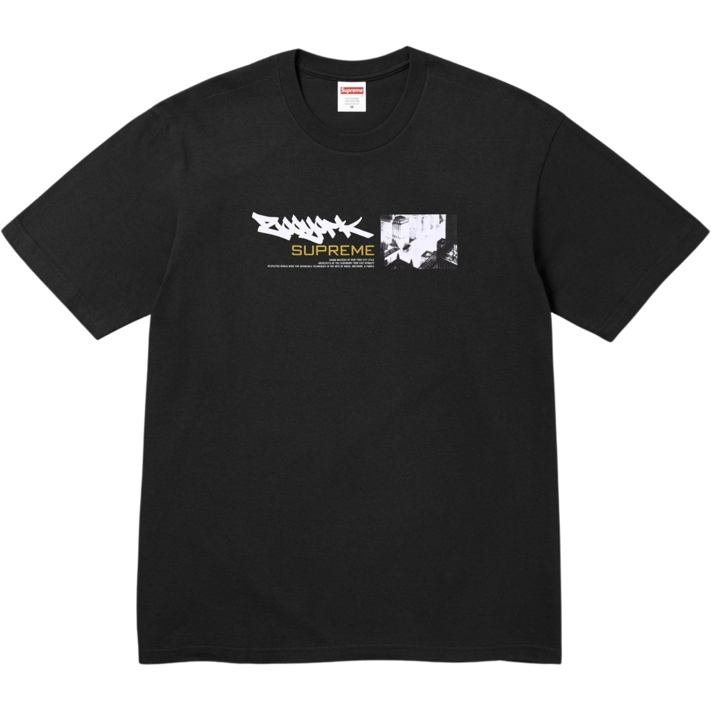 Camiseta Supreme x Zoo York Dynast Preta