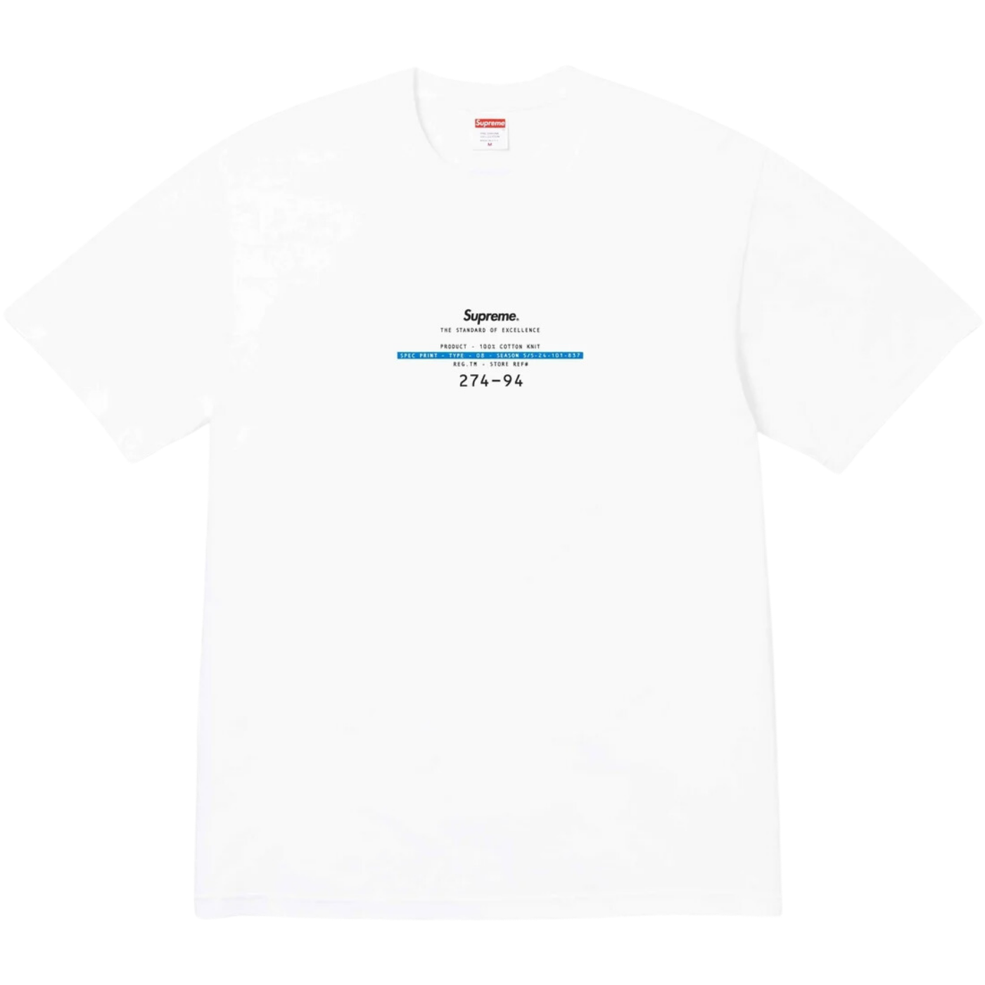 Camiseta Supreme Standard Branca