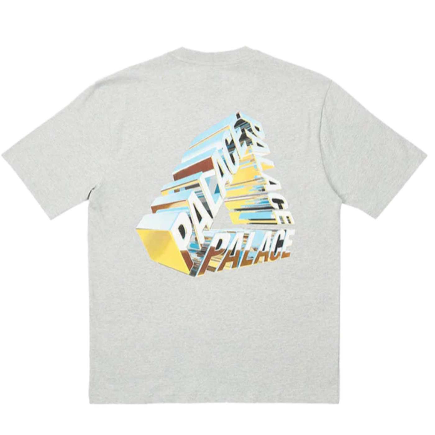 Palace Camiseta Tri-Chrome Cinza