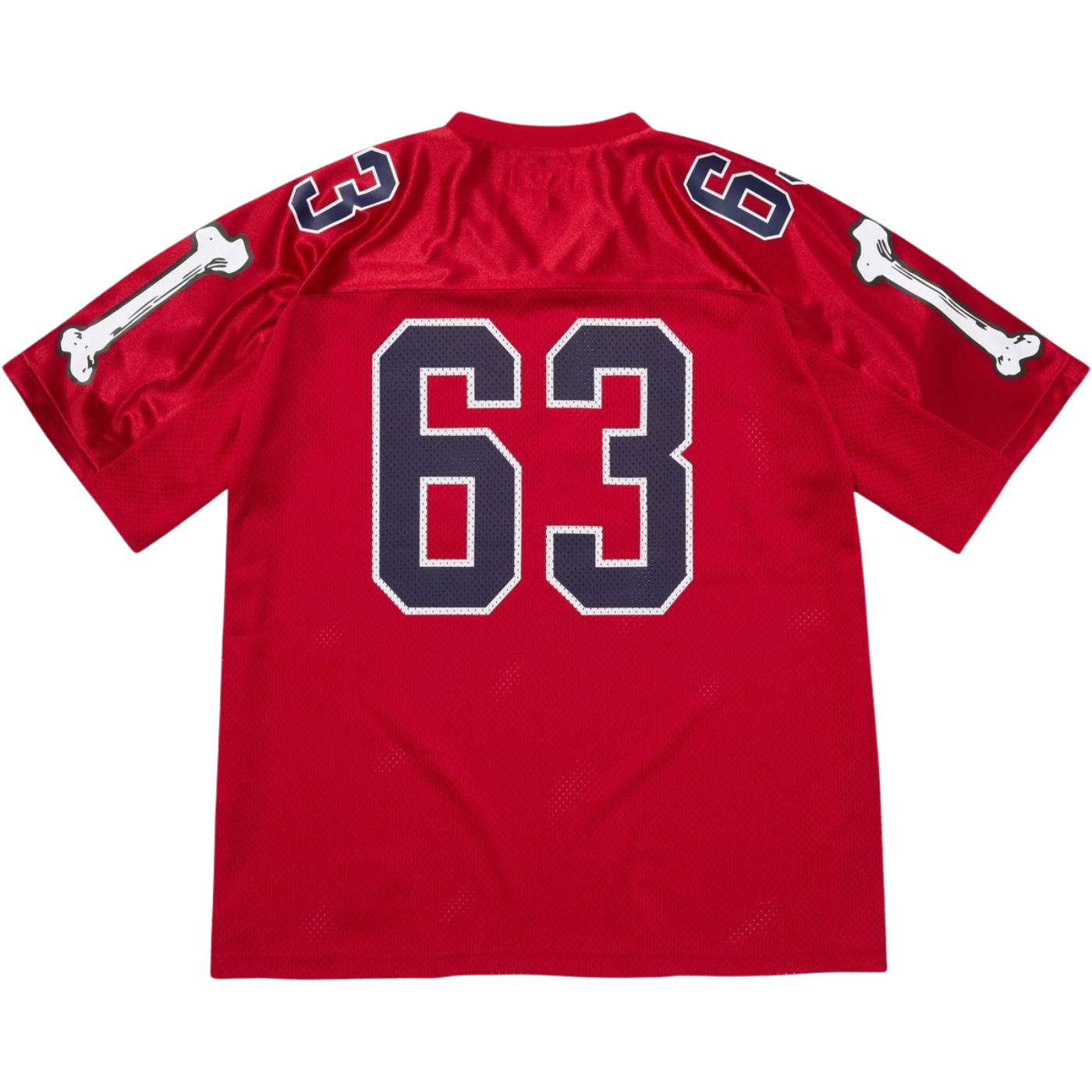 Supreme Jersey Football Bones Vermelha