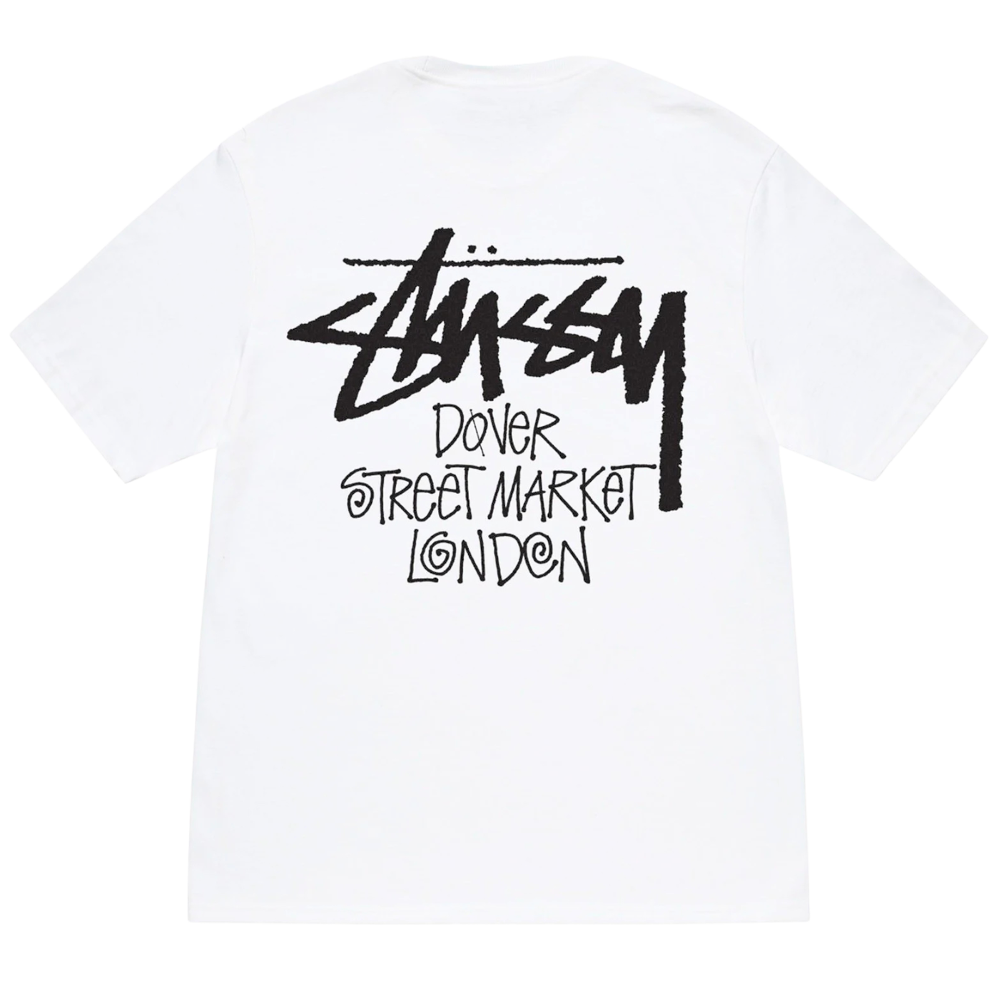 Camiseta Stussy Dover Londres Branca