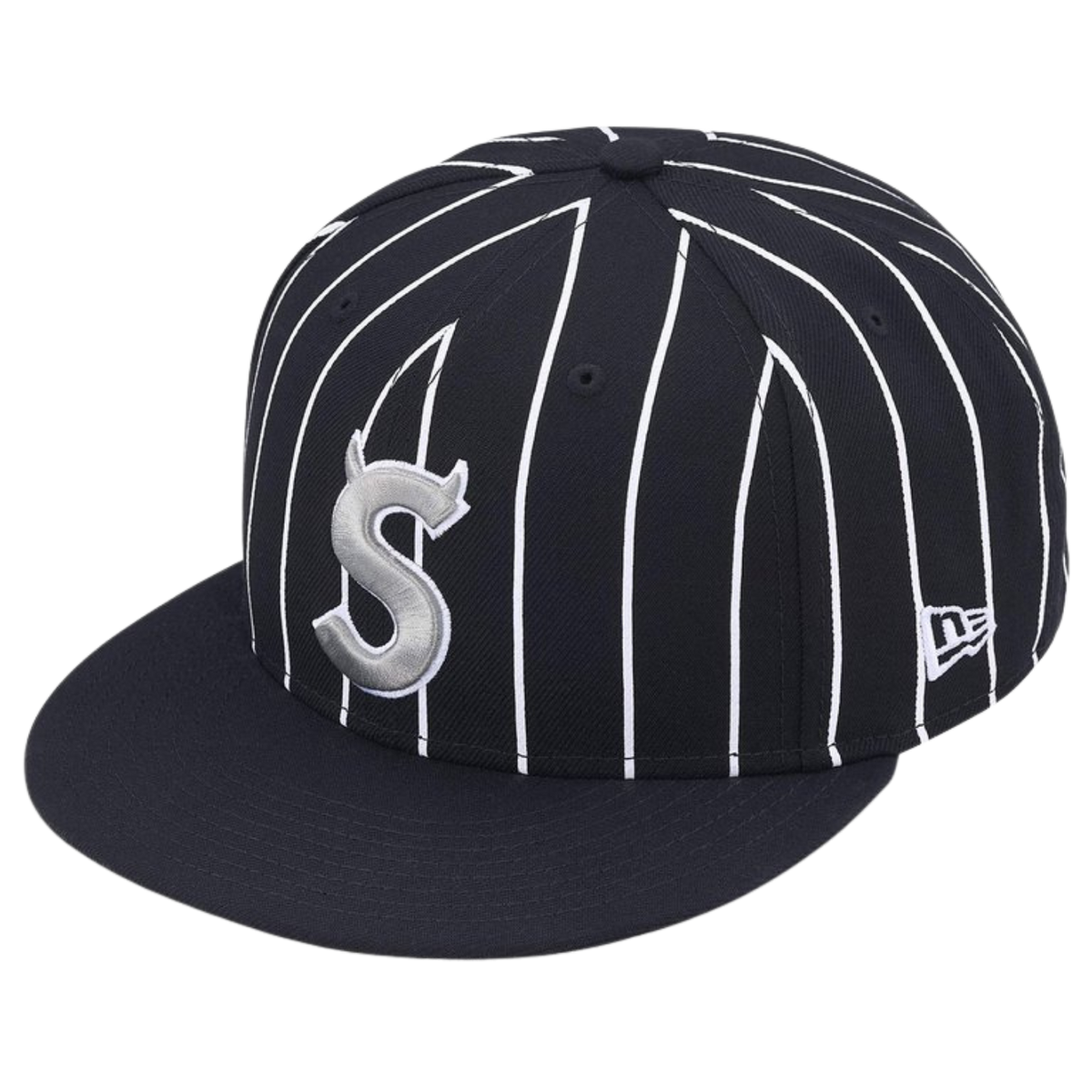 Boné Supreme Devil S Logo New Era Stripe
