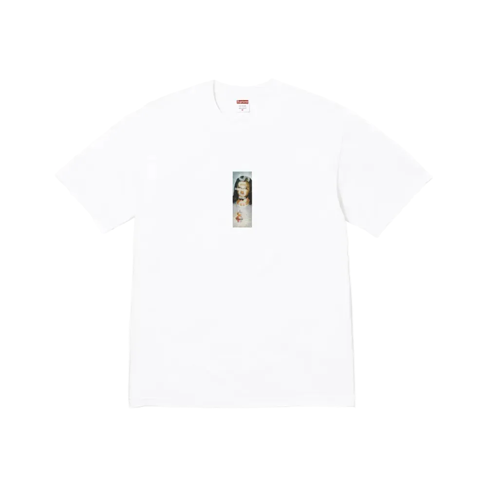 Camiseta Supreme Prayer Box Logo Branca