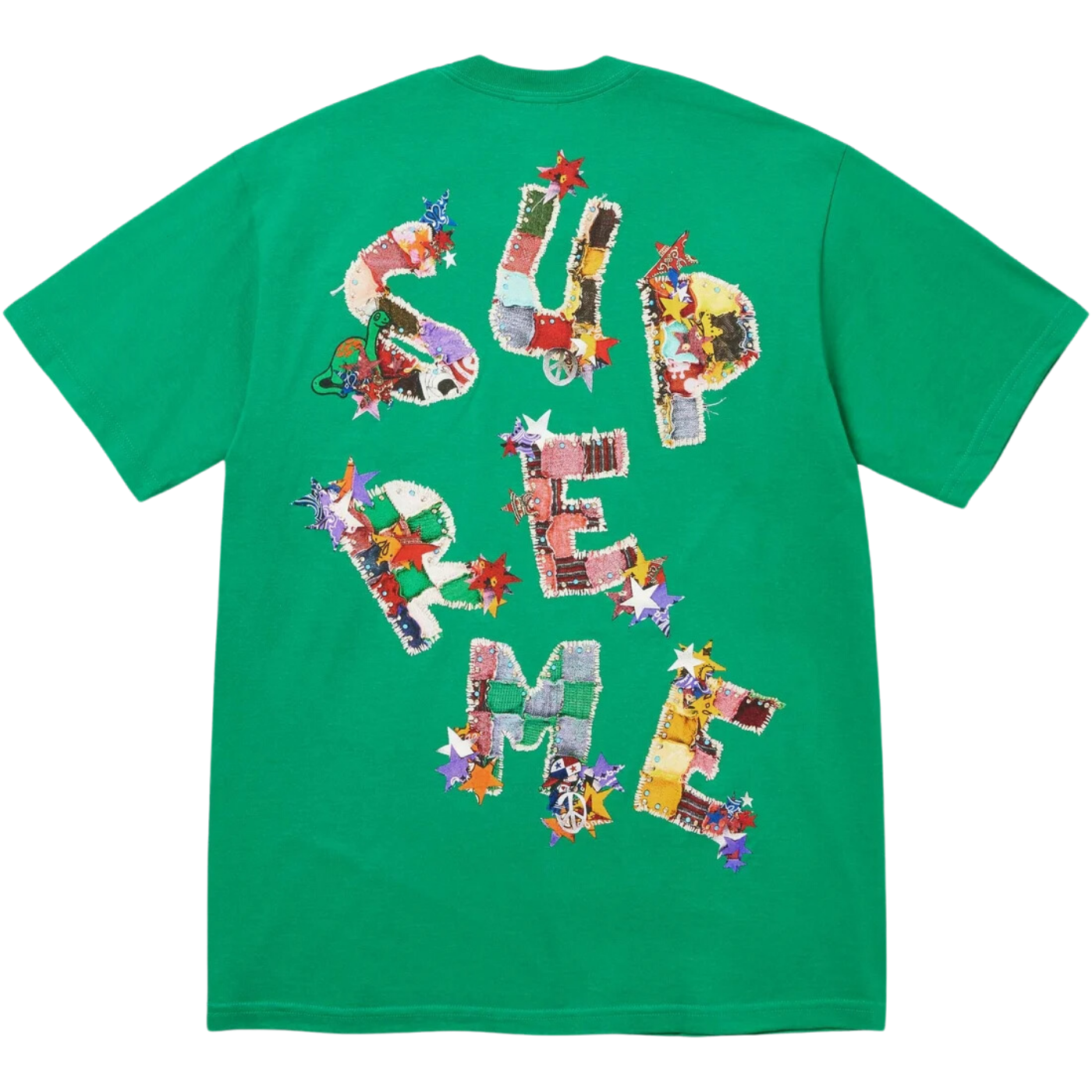 Camiseta Supreme Patchwork Verde