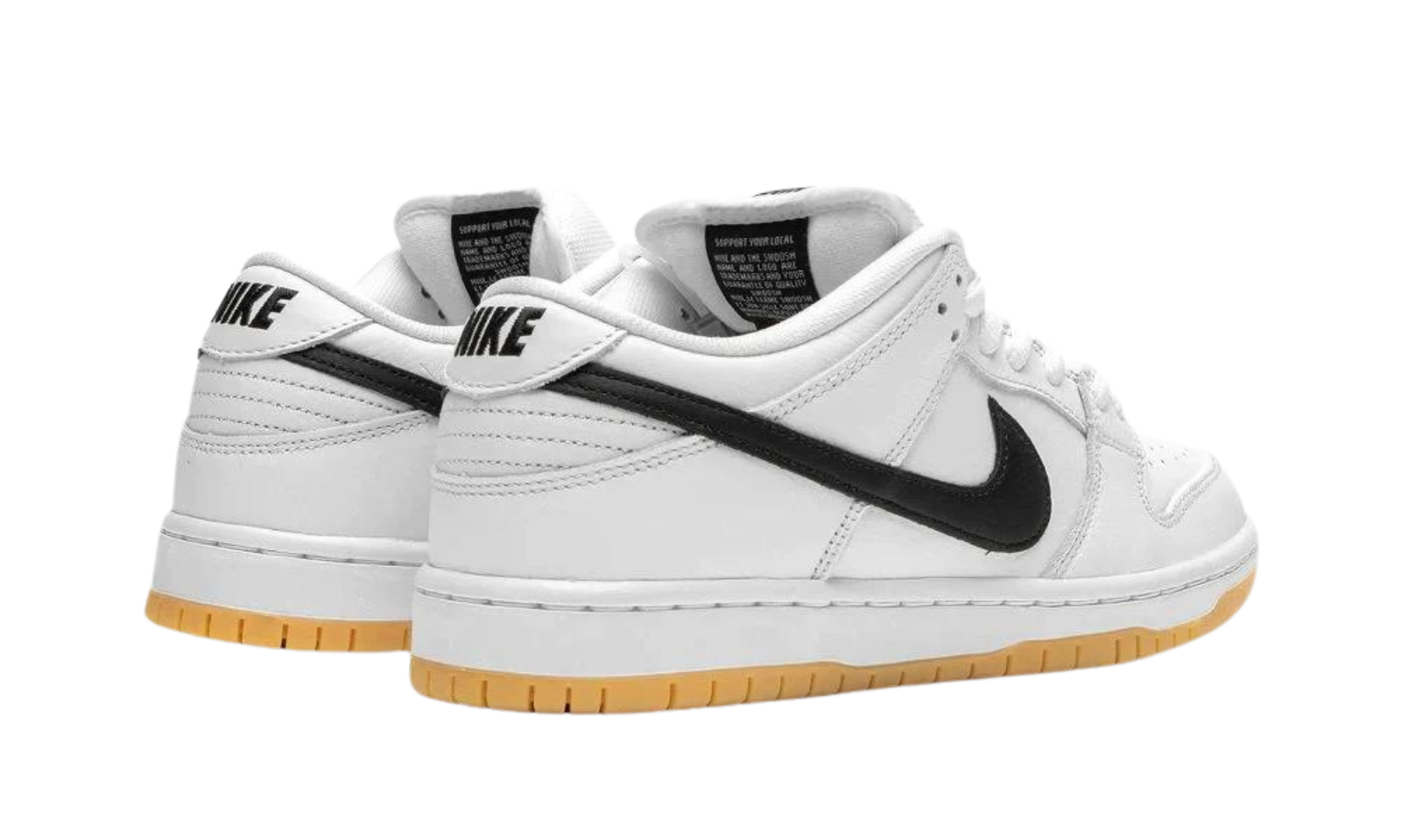 Nike sb orange label dunk low white sales