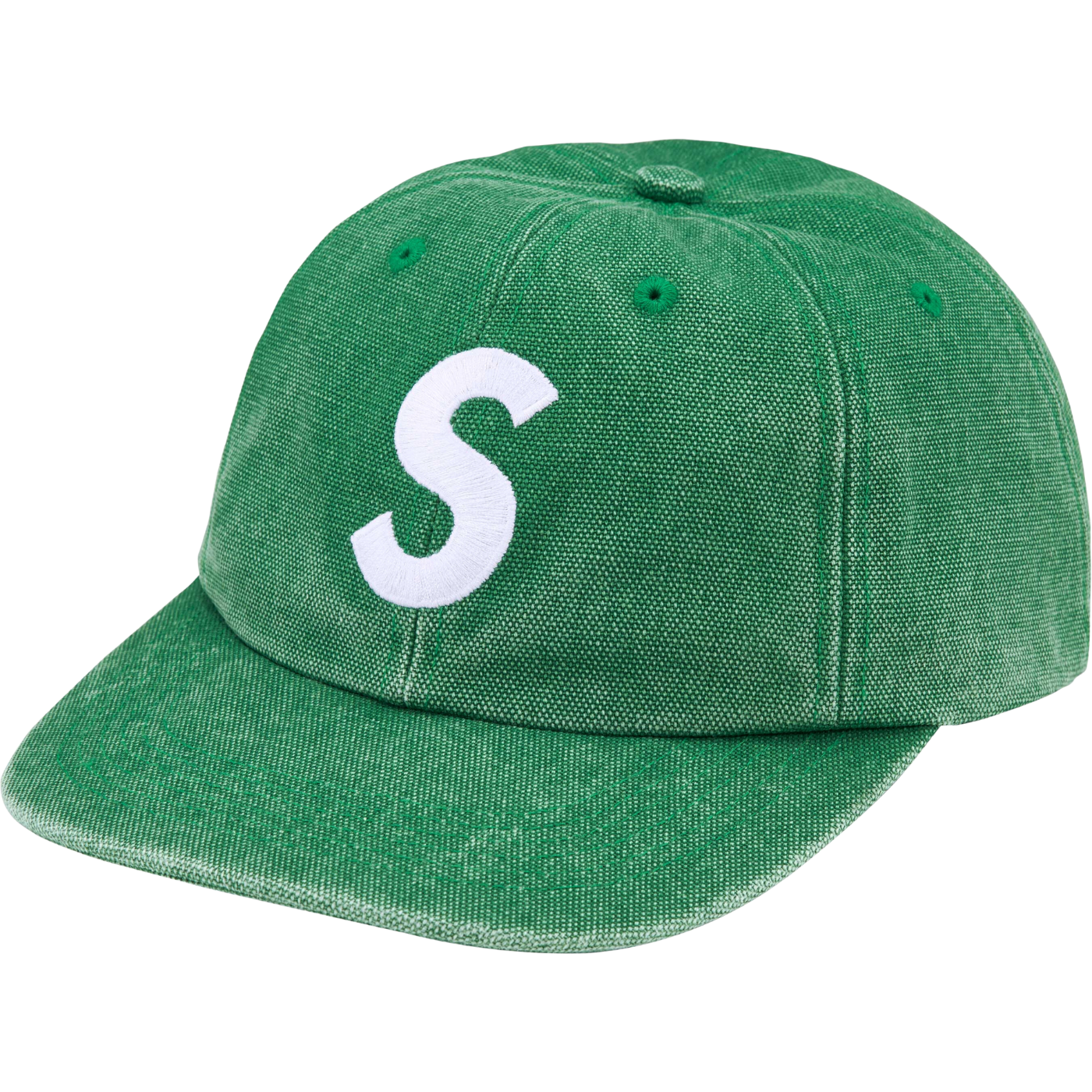 Boné Supreme Pigment S Logo Verde