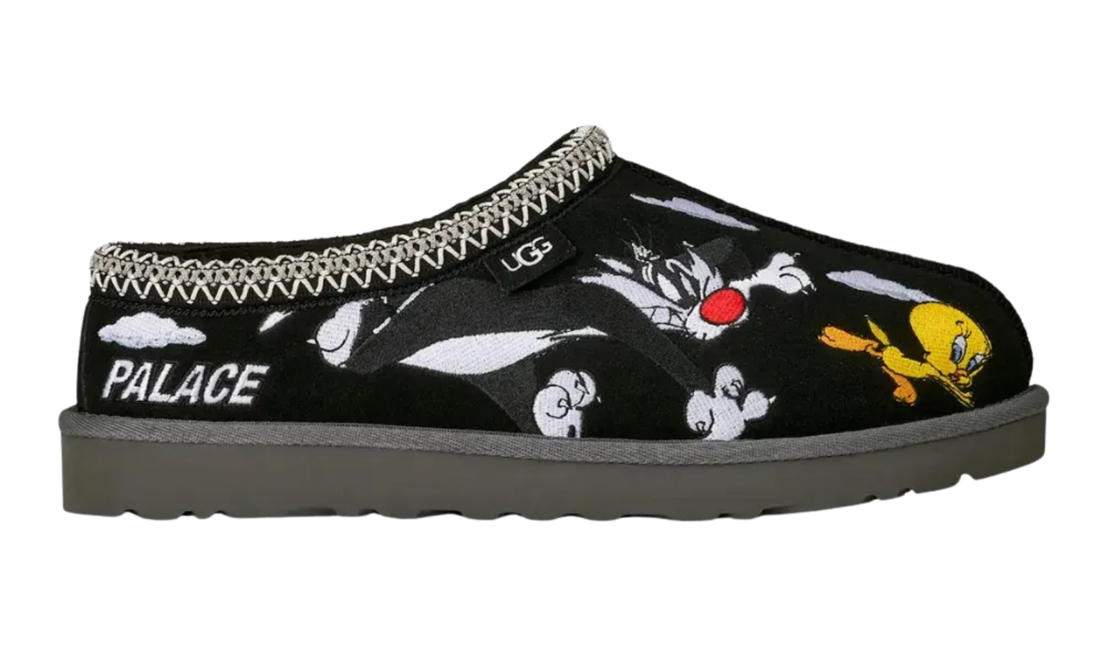 Looney Tunes x Palace x UGG Tasman Slipper Black