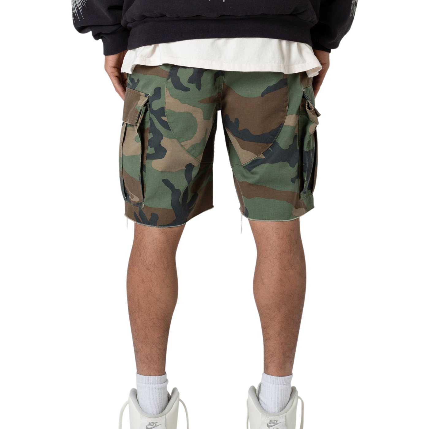 Shorts MNML Distressed Cargo Camo